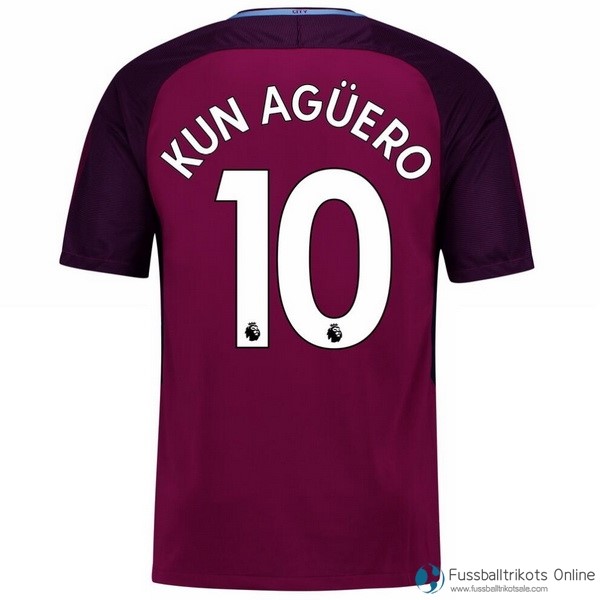 Manchester City Trikot Auswarts Kun Aguero 2017-18 Fussballtrikots Günstig